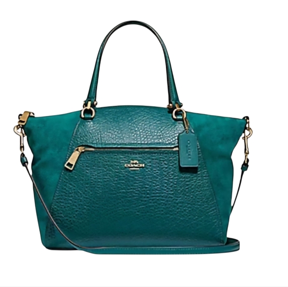 Coach Prairie Satchel Pebble Leather